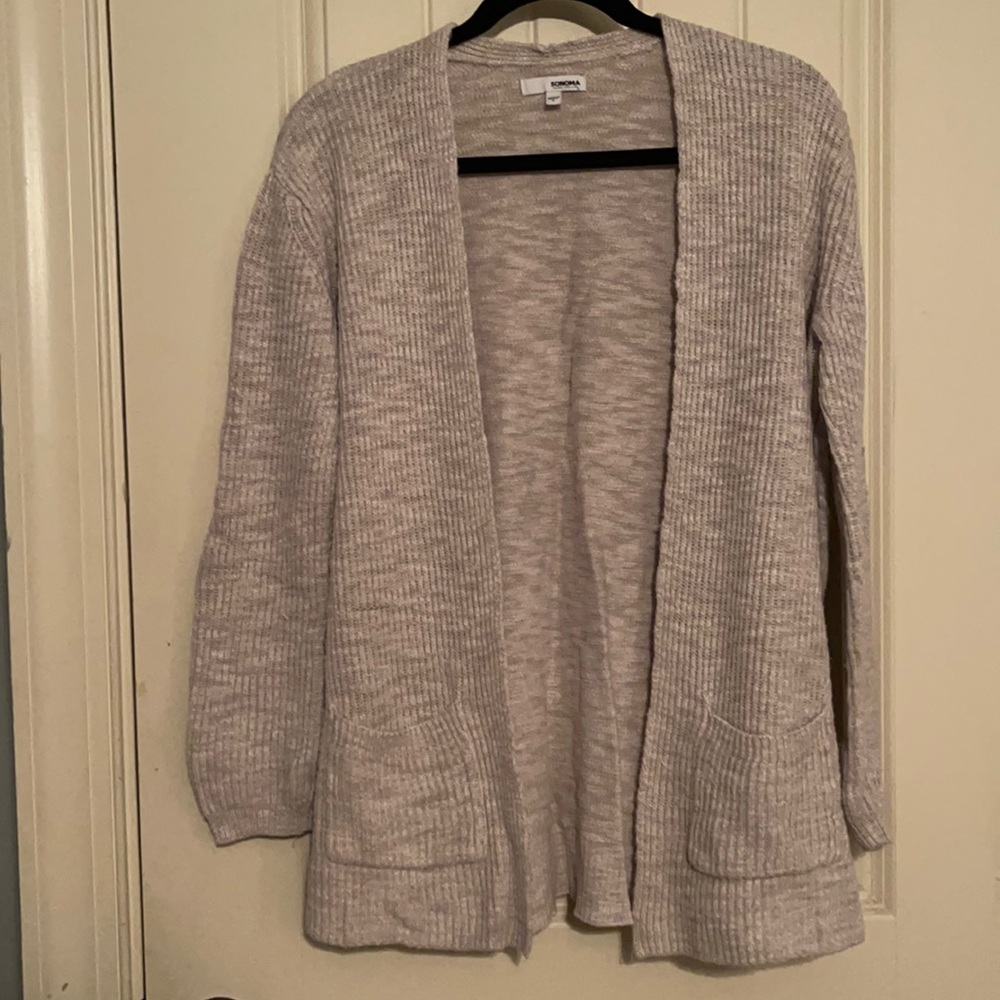 Tan cardigan